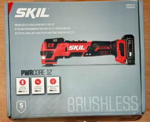 New SKIL 12V Brushless Multi-Tool Kit (Open Box) PWRCORE 12