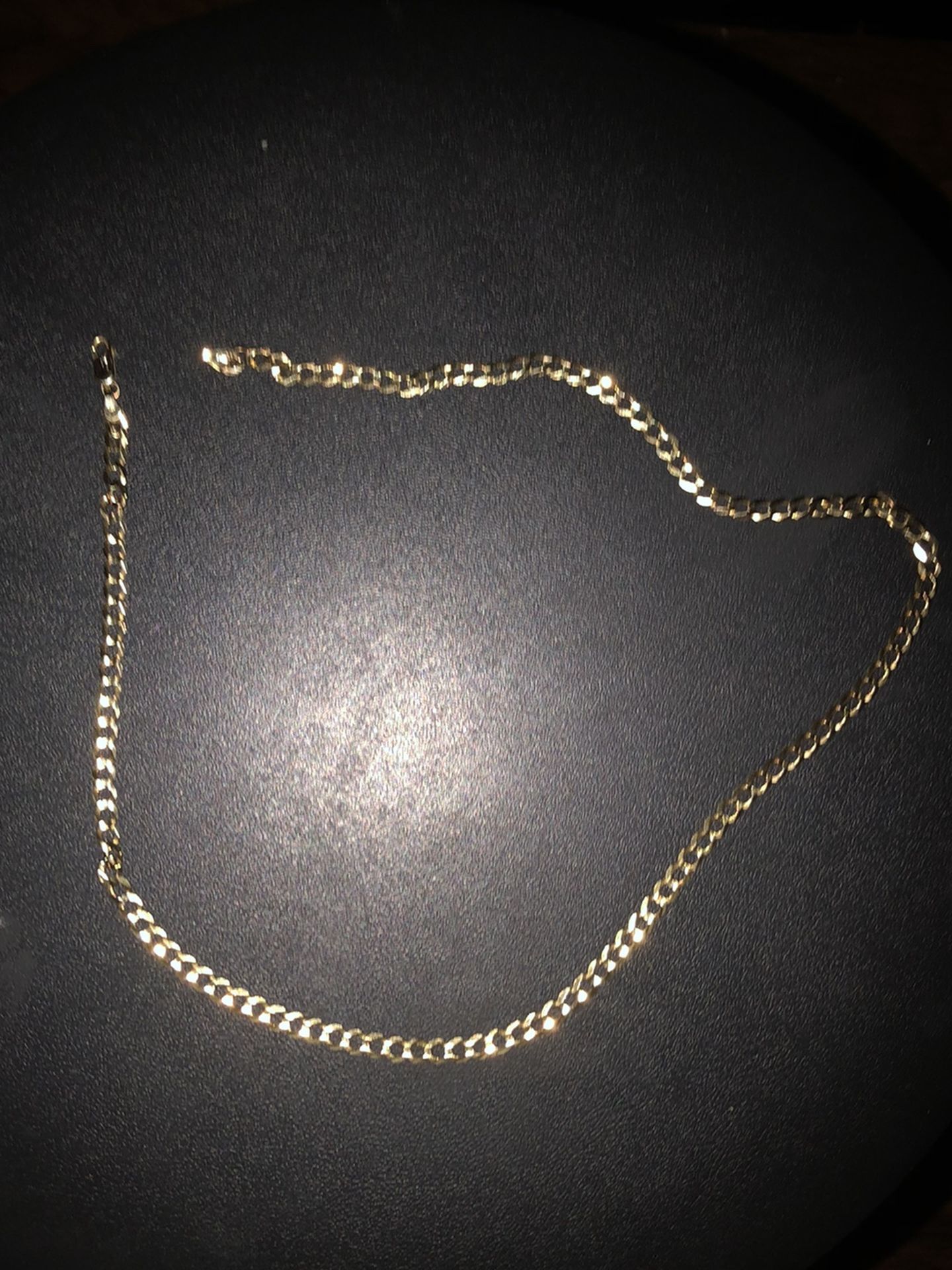 14K Gold Cuban Chain , 22”