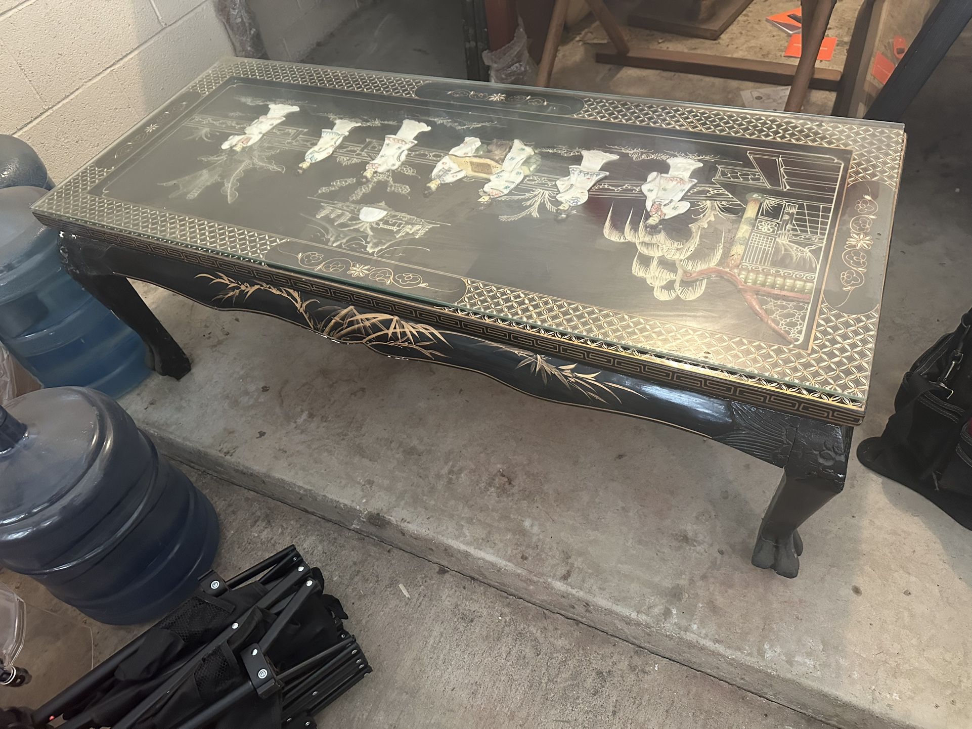 Oriental Mother Of Pearl Coffee Table