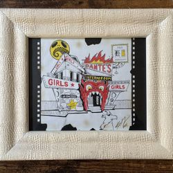 Original Beetlejuice Print in Frame