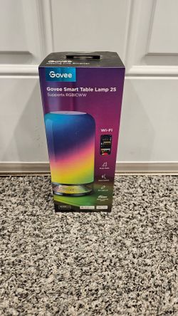 Govee RGBIC Smart Table Lamp 2, Touch Bedside Small Table Lamp (Corded)