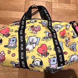 BT21 Travel/ Duffle Bag (new/used Only Once)