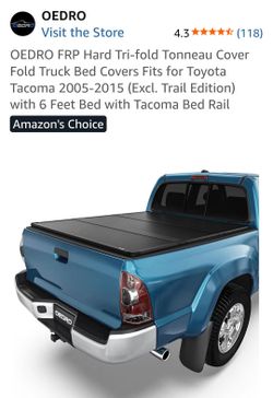 New Tacoma 6' Hard Tri-fold Tonneau