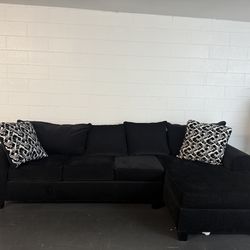 Black couch