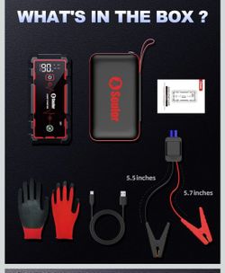 Portable Car Jump Starter Kit.