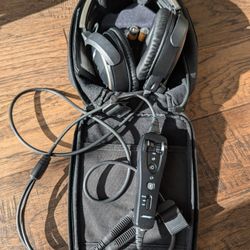 Heavily Used Bose A20 Dual plug Aviation Headset