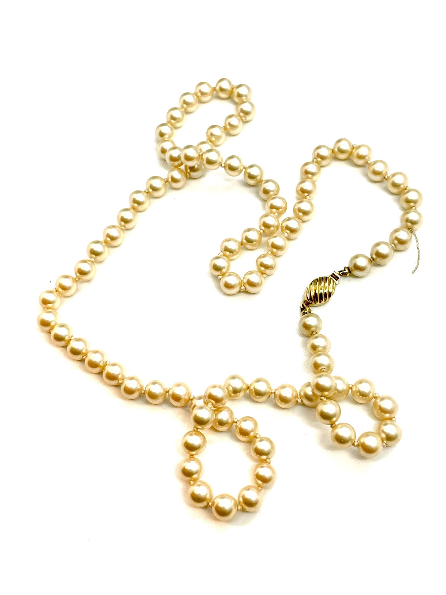 Vintage Marvella Champagne Pearls
