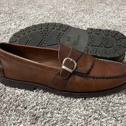 Men’s ALLEN EDMONDS ‘Waterbury’ Brown Leather Loafers Size US 13 - D