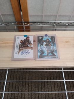 Two Nicolas Hague Autograph Golden Knights