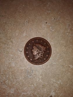 1828 Large Cent Liberty Head