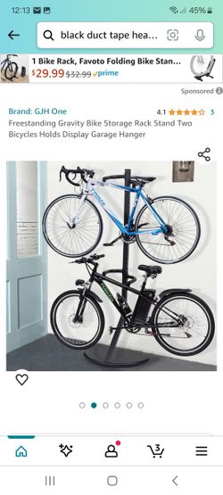 Freestanding/wall Mount Grav Hanger Bike Rack