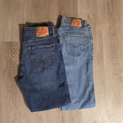 2 Levi's 505's & 502's