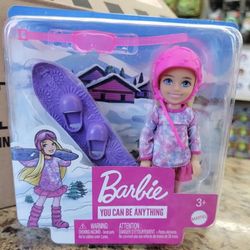 Barbie Chelsea Snowboarder You Can Be Anything