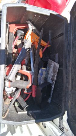Dewalt tool box full of tools make offer