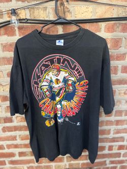 Vintage 1993 The Chicago Blackhawks NFL Ice Hockey T Shirt XL
