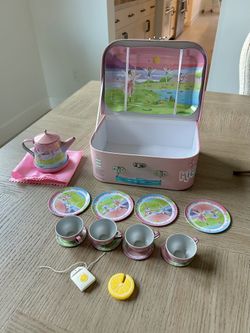 17 Piece Ballerina Fairy Musical Tea Set