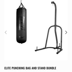 Everlast 70lbs Punching Bag And Stand 