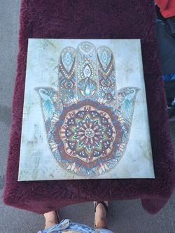 Canvas Print (Hamsa Hand)