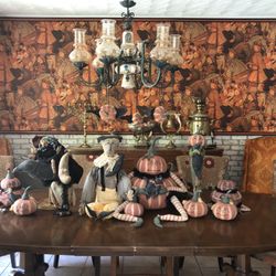 Vintage Joe Spencer Gathered Traditions Halloween 14 piece