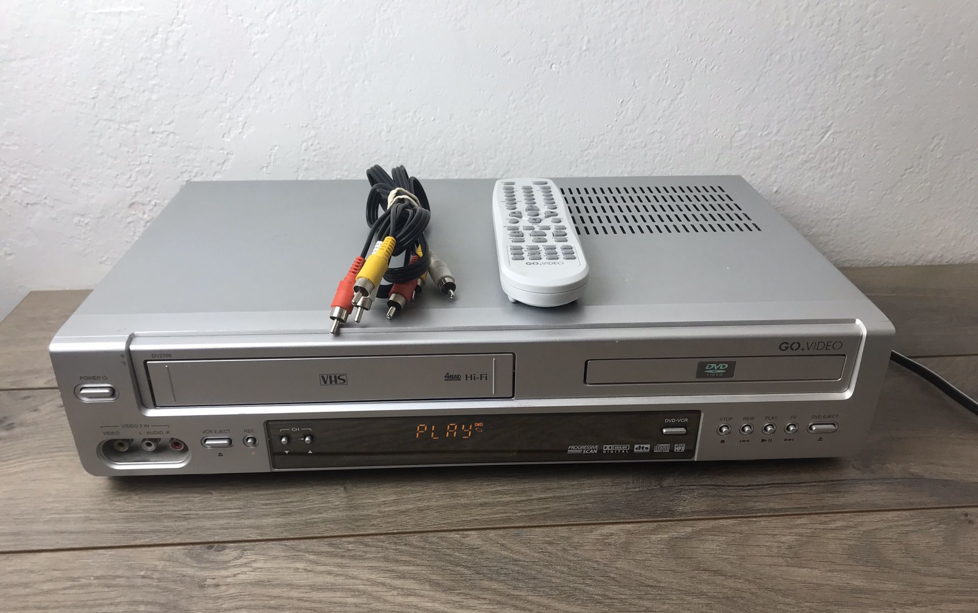 Go Video DV2150 DVD VCR Combo Hi-Fi VHS Player - great condition