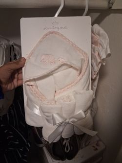 Newborn baby clothes for a girl