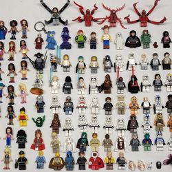Lot Of 500 Lego Minifigures From Star Wars Ninjago Marvel Super Heroes Minecraft Harry Potter Movie Pirates Vintage Castle City 