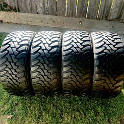 33x12.5r22 Toyo Open Country Mud Tires 10 Ply Load E 70% Tread
