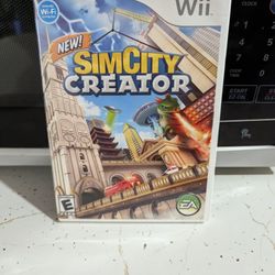 SIM CITY CREATOR NINTENDO WII VIDEO GAME