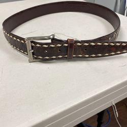 Mens Leather Belt Size 38