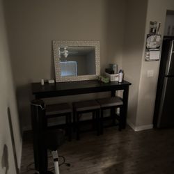 Table With Stools 