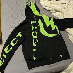 Electric Hooded Zip up Sweatshirt