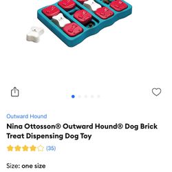 Nina Ottosson® Outward Hound® Dog Brick Treat Dispensing Dog Toy