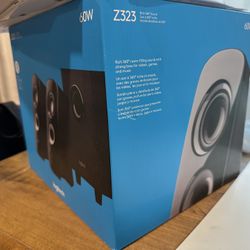 New Logitech Z323 Speakers With Subwoofer