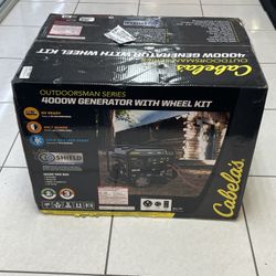 CABELA’S OUTDOORSMAN SERIES 4000w GENERATOR WITH WHEEL KIT 