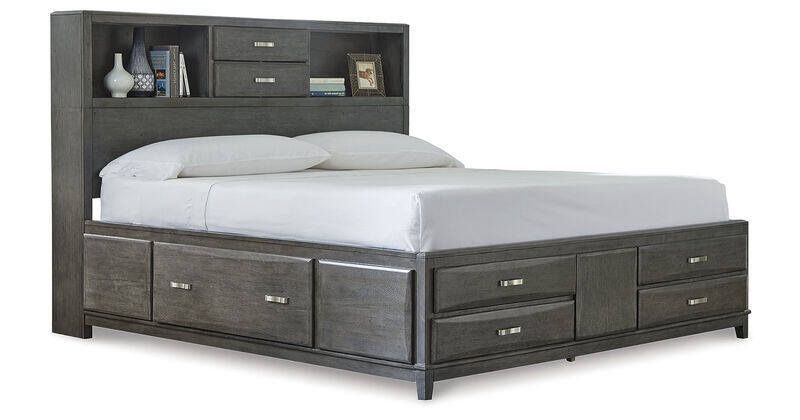 FULL SZ “CAPTAIN”BED W 8STORAGE DRAWERS (AVAIL IN QUEEN OR KING )