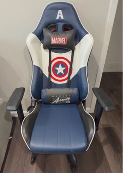 Marvel Captain America Gaming Chair HTF