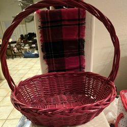 Large Red Basket