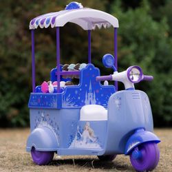 New! Disney Frozen Ice Cream Cart Ride On