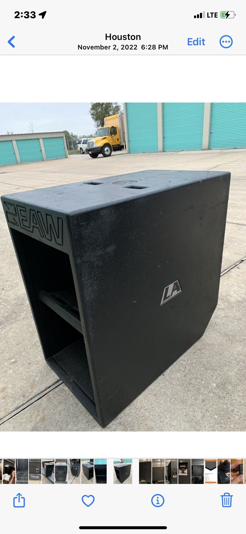 EAW LA400 Subwoofers for Sale in Houston, TX OfferUp