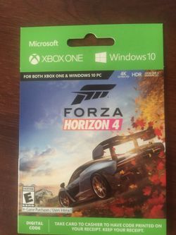 fotar horizon 4 digital code. For Xbox one and win10.