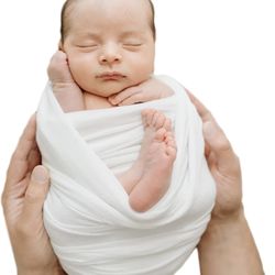Newborn Photography Props Swaddle Wraps for Baby Boys/Girls Stretch Blanket
