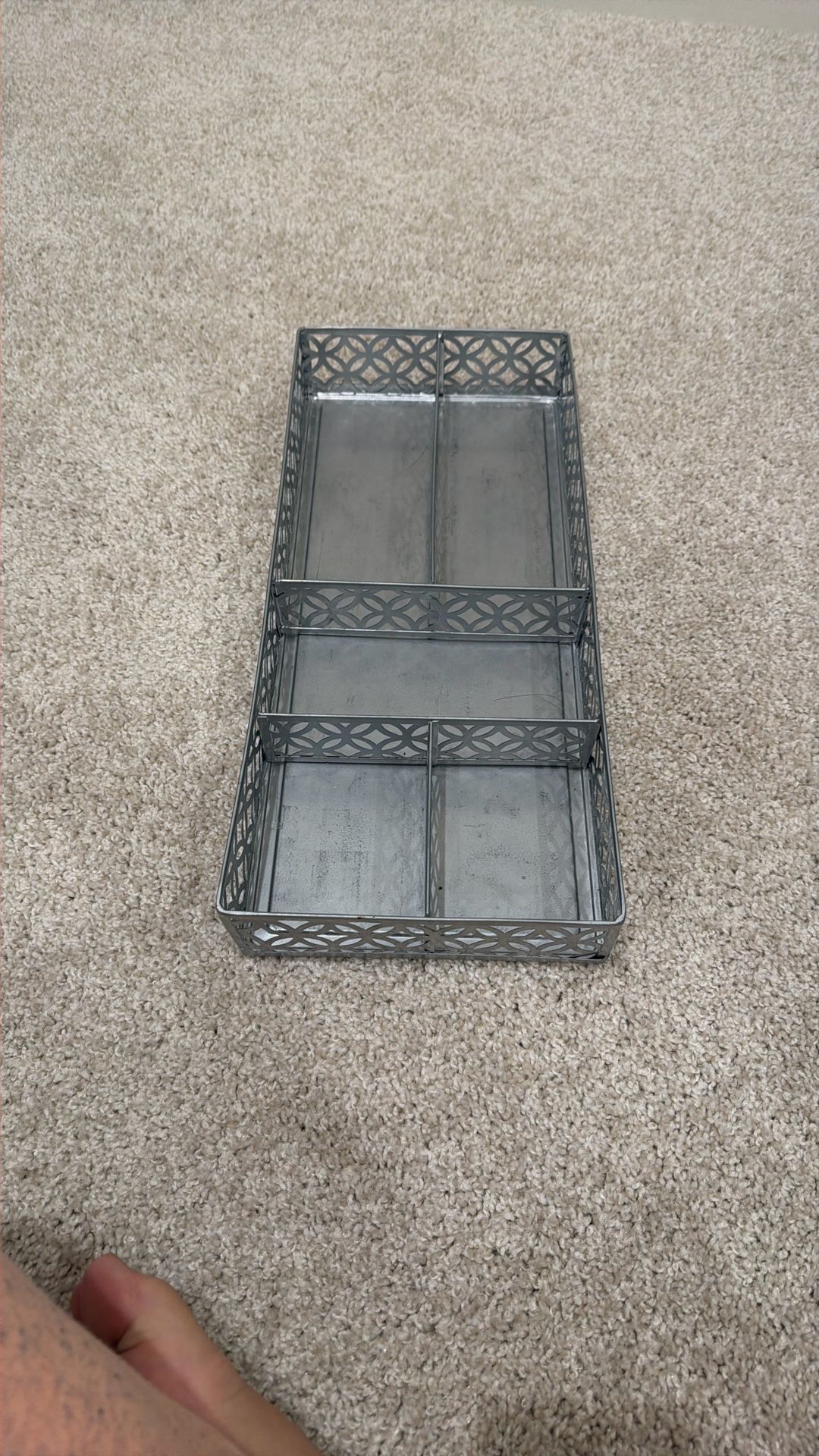 Silver Organizer Tray