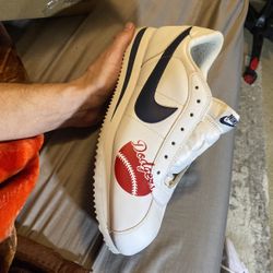 CUSTOM LA DODGERS Nike Cortez Leather 06 