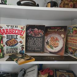 6 COOKING BOOKS $5.00