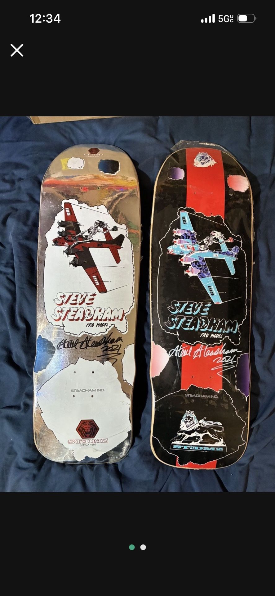 Steve Steadham Signed Decks