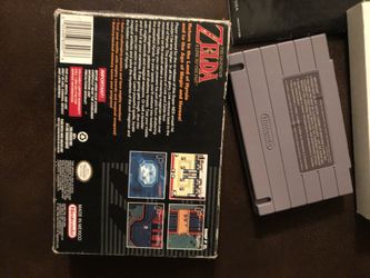 LEGEND OF ZELDA: LINK TO THE PAST Complete CIB Nintendo SNES