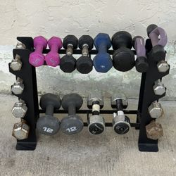 Dumbbells & Rack