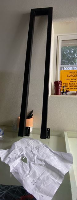 U shaped modern side mounted handrail