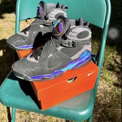 Jordan 8 Retro Aqua’s For Sale Size 8 Men!!🔥📲✅