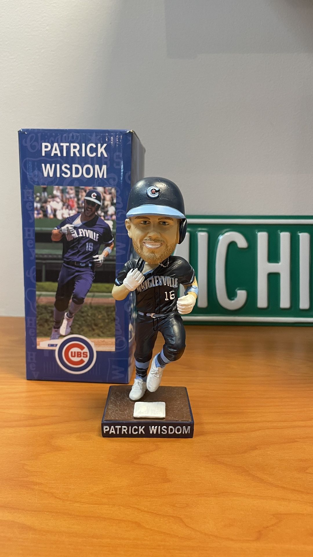 Patrick Wisdom Chicago Cubs Bobblehead